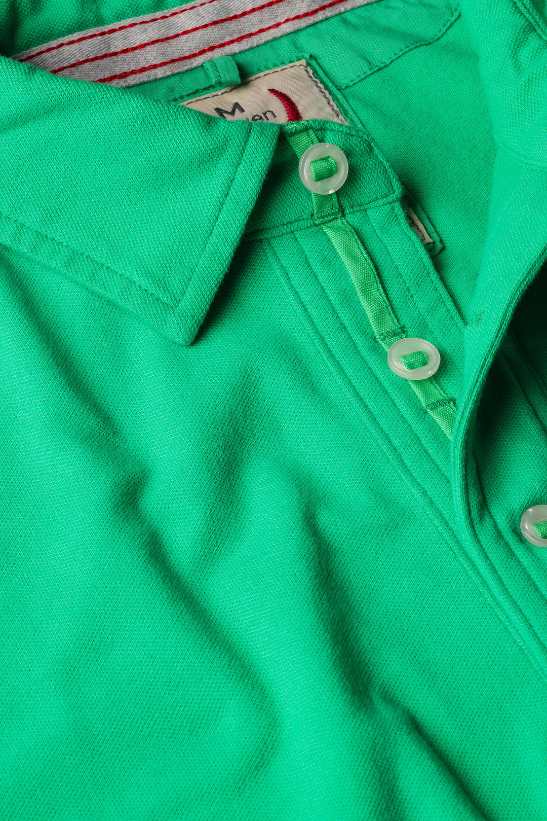 Relwen Piqué Slot Polo in Kelly Green