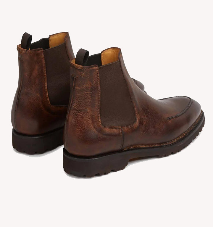Bontoni Cavaliere Apron Boot in Chocolate