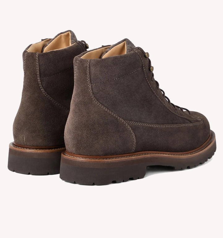 Brunello Cucinelli Nubuck Hiker Boot in Brown