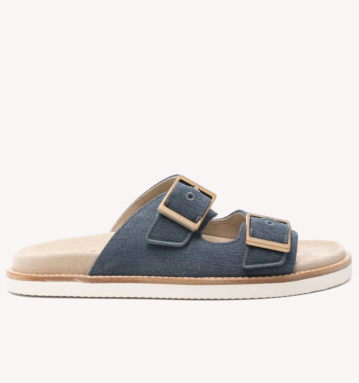 Brunello Cucinelli Slides in Denim