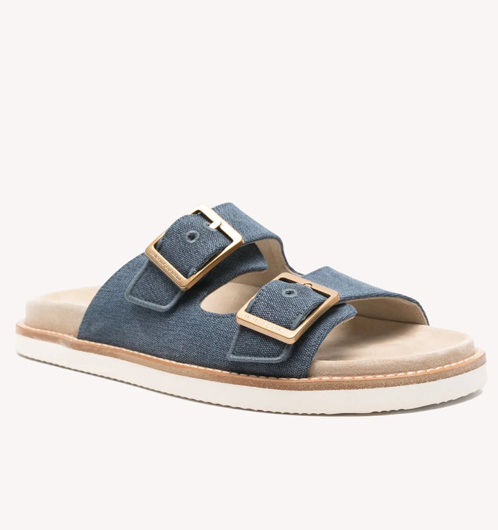 Brunello Cucinelli Slides in Denim