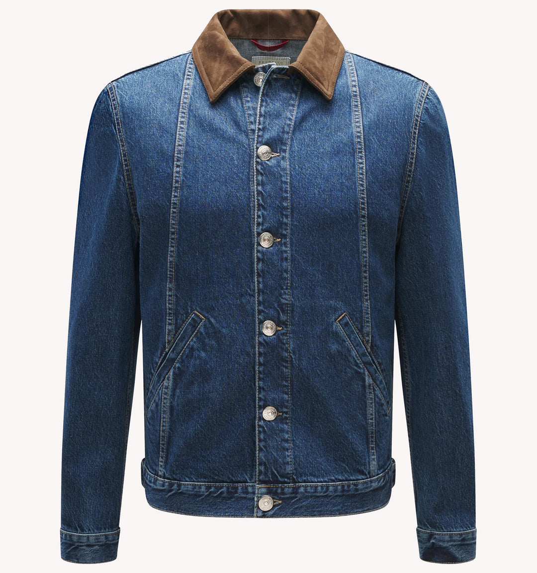 Brunello Cucinelli Denim Jacket in Medium Wash