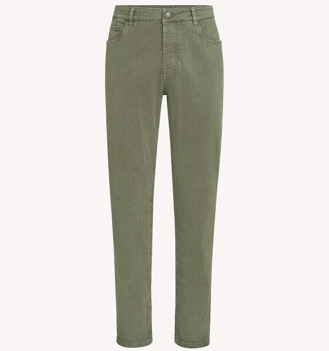 Brunello Cucinelli 5-Pocket Jeans in Army Green