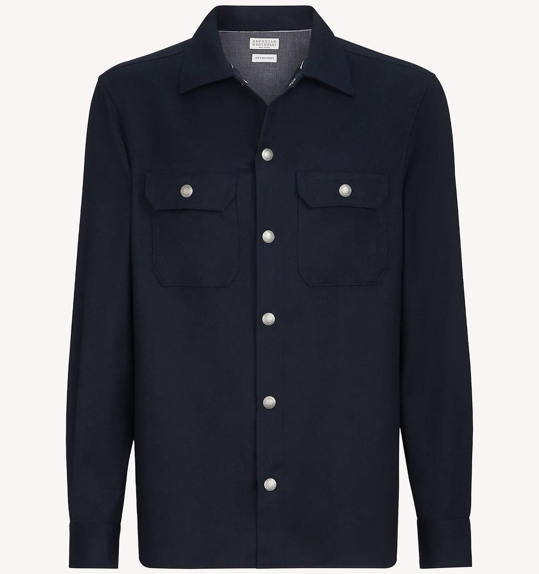 Brunello Cucinelli Overshirt in Navy
