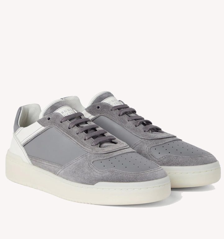 Brunello Cucinelli Paneled Sneaker in Grey