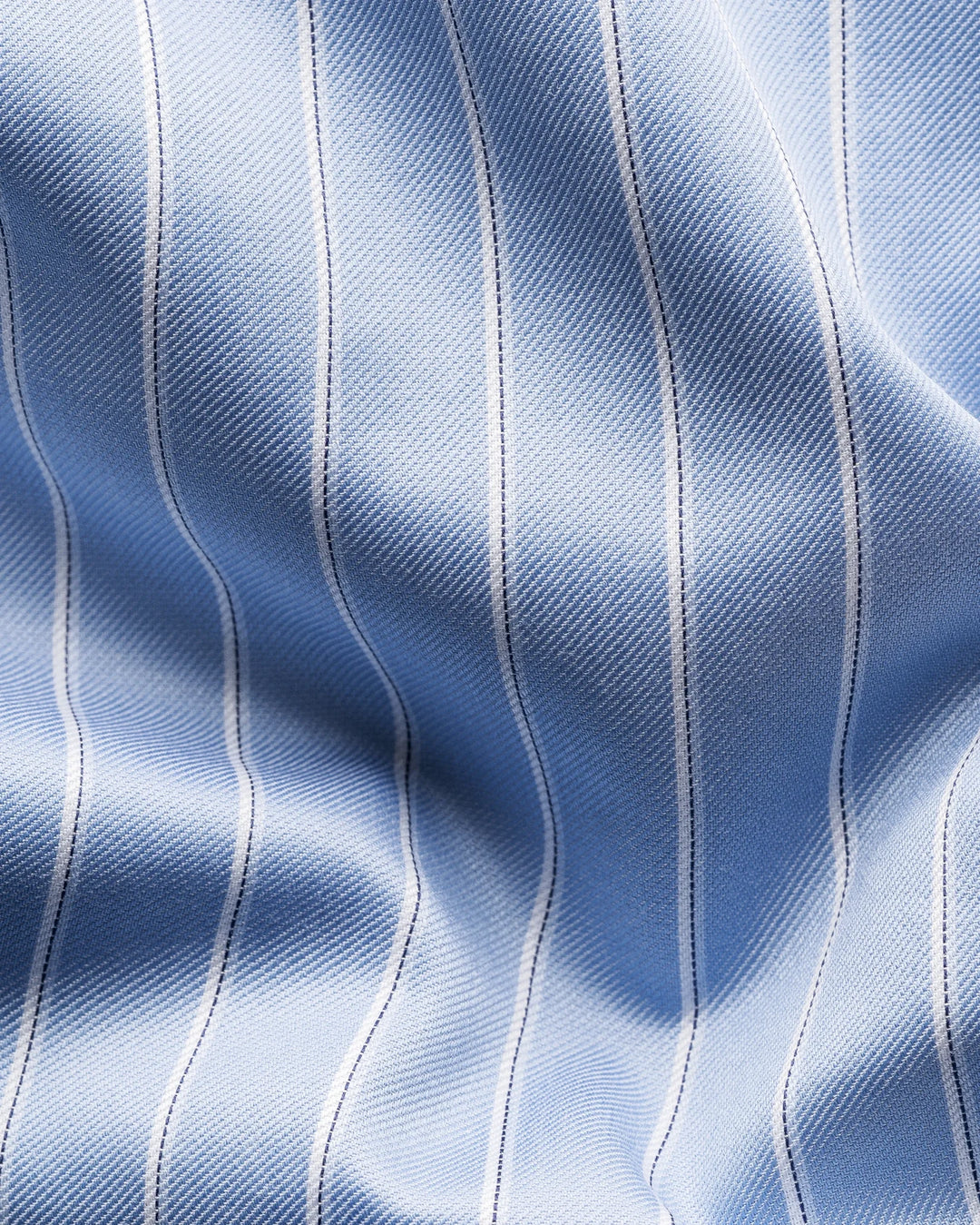 Eton Stripe Dress Shirt in Blue White