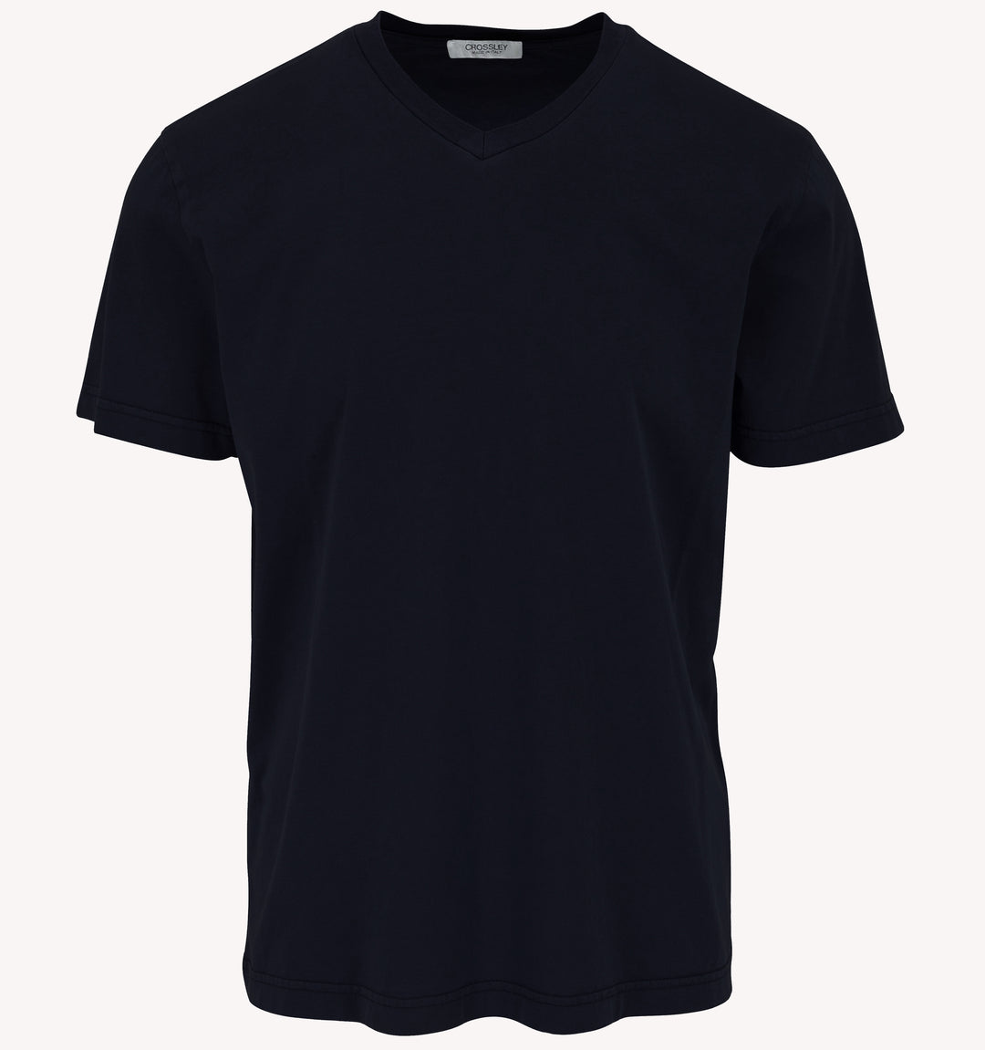 Crossley V-Neck T-Shirt in Deep Navy
