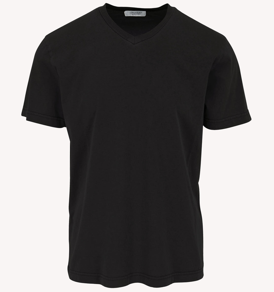 Crossley V-Neck T-Shirt in Stormy Cloud