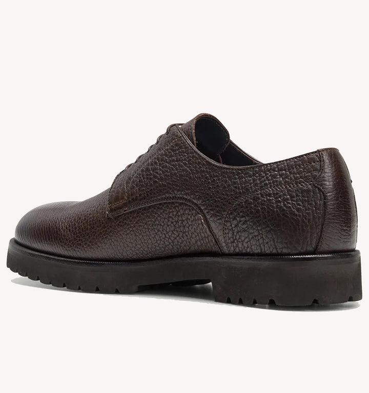 Di Bianco Marano Derby Shoe in Dark Brown