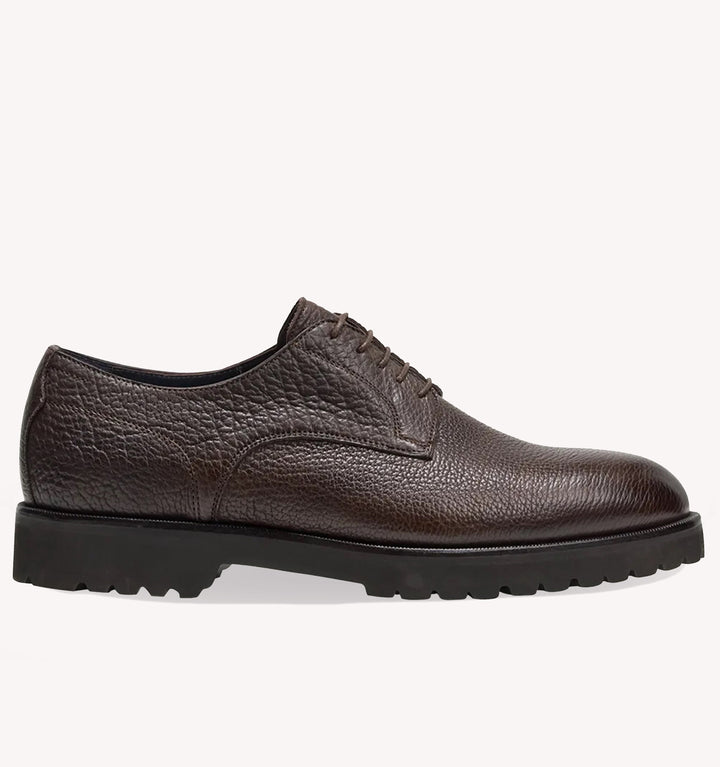 Di Bianco Marano Derby Shoe in Dark Brown