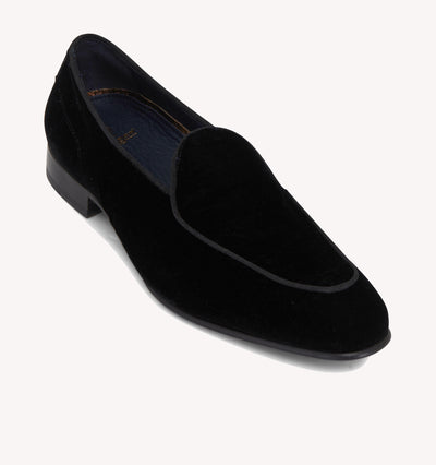 Di Bianco Vomero Velvet Dress Shoe in Black