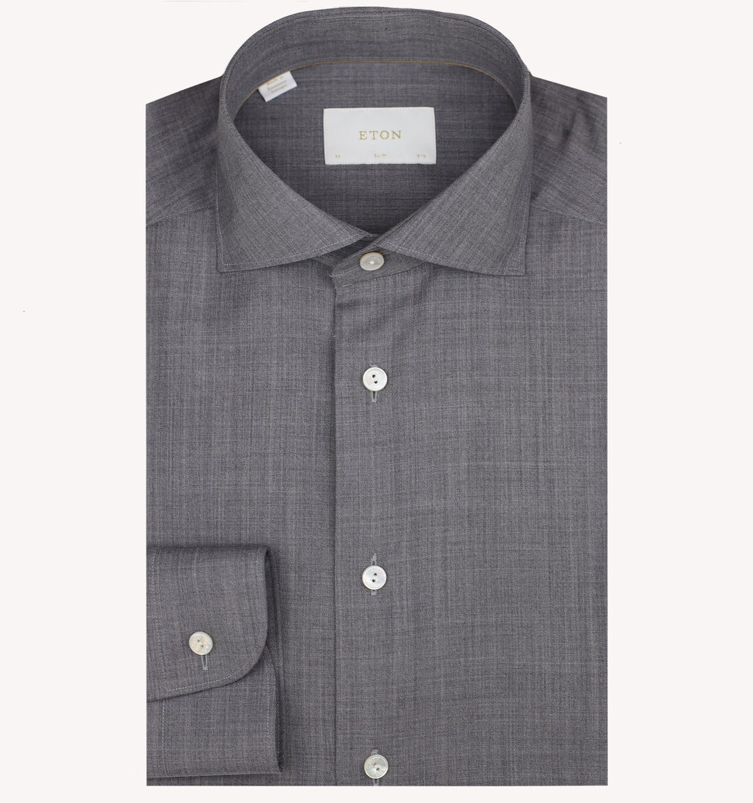 Eton Dress Shirt in Grey - Taylor Richards & Conger Eton Dress Shirt in Grey - Taylor Richards & Conger