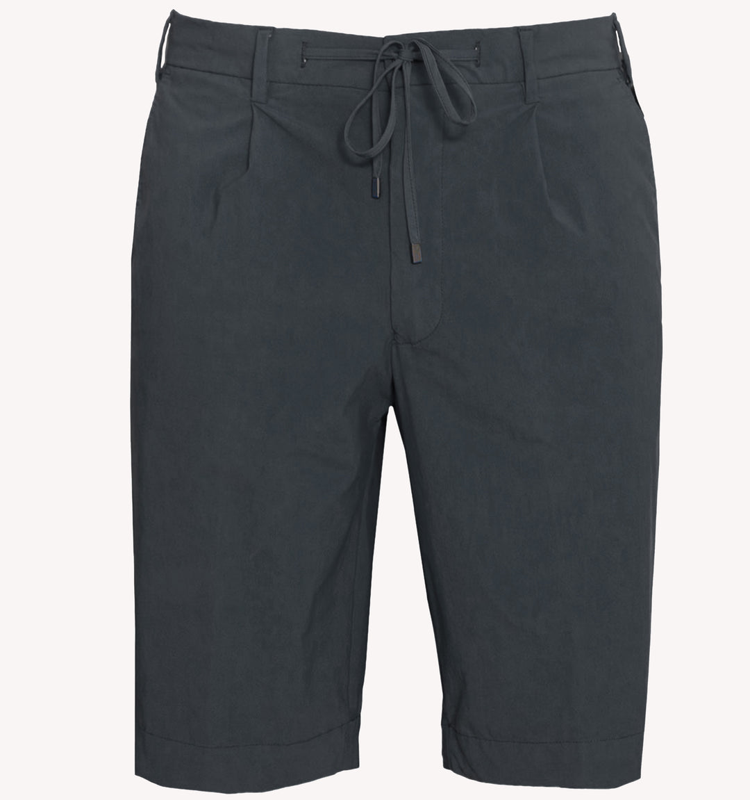 Germano Seersucker Shorts in Charcoal