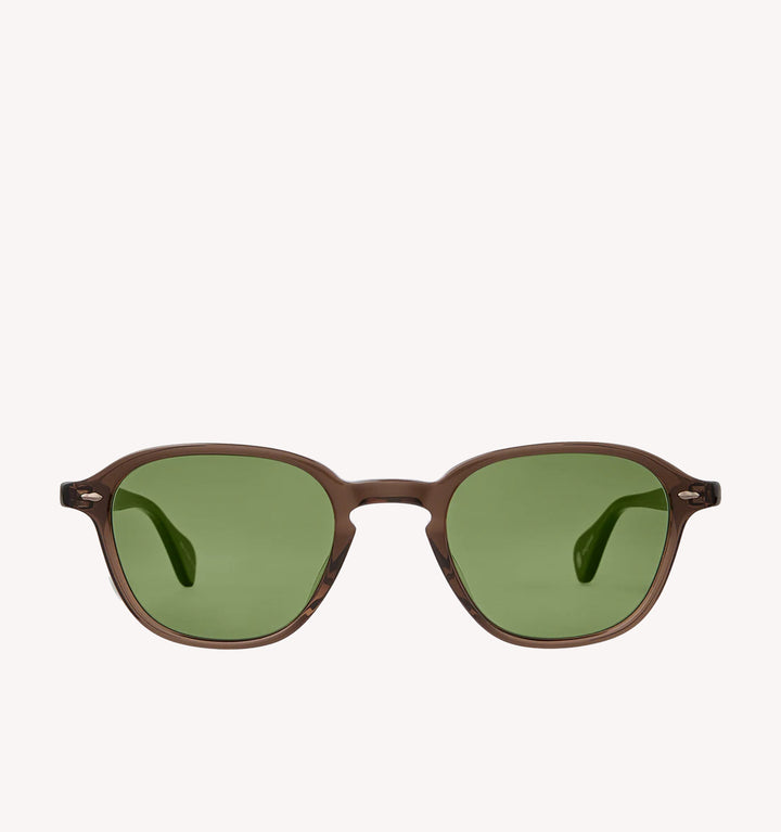 Garrett Leight Gilbert Sun Sunglasses in Espresso Green