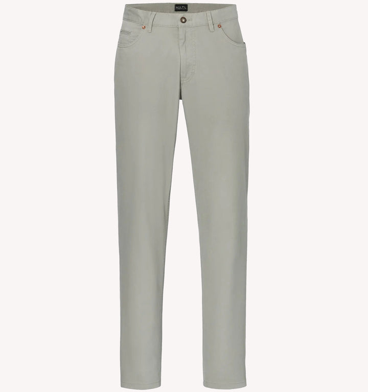 Hiltl Dude 5-Pocket Pant in Light Grey