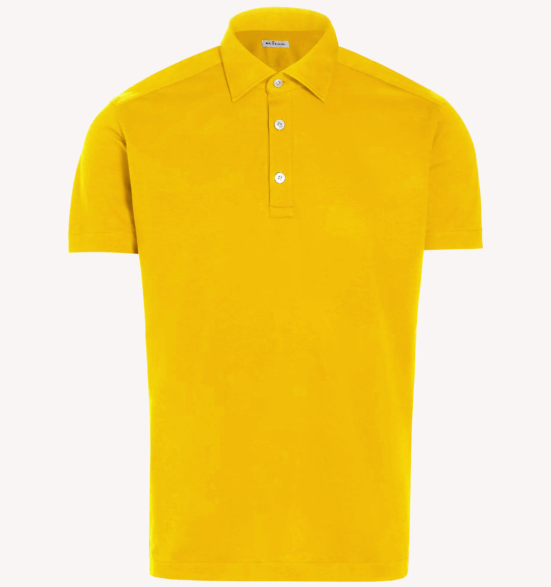 Kiton Polo in Yellow