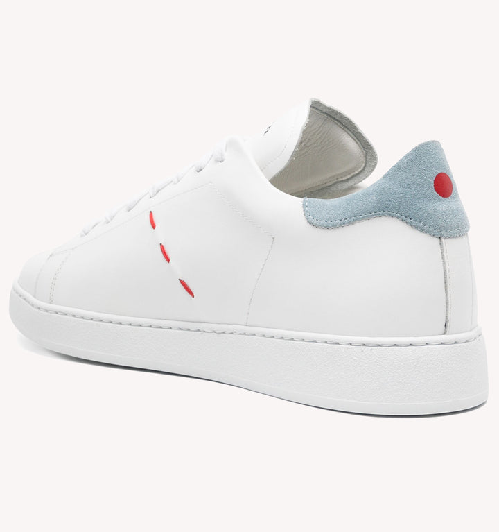 Kiton Stitch Sneakers in White