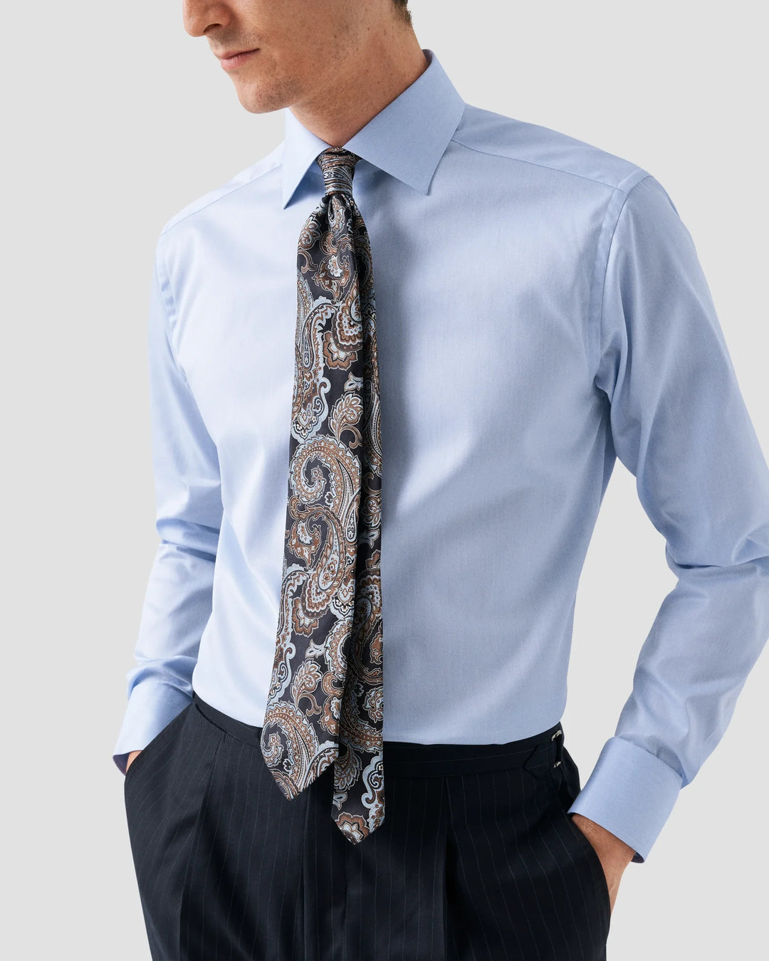 eton twill dress shirt Eton Men's Signature Twill Slim-Fit Dress Shirt