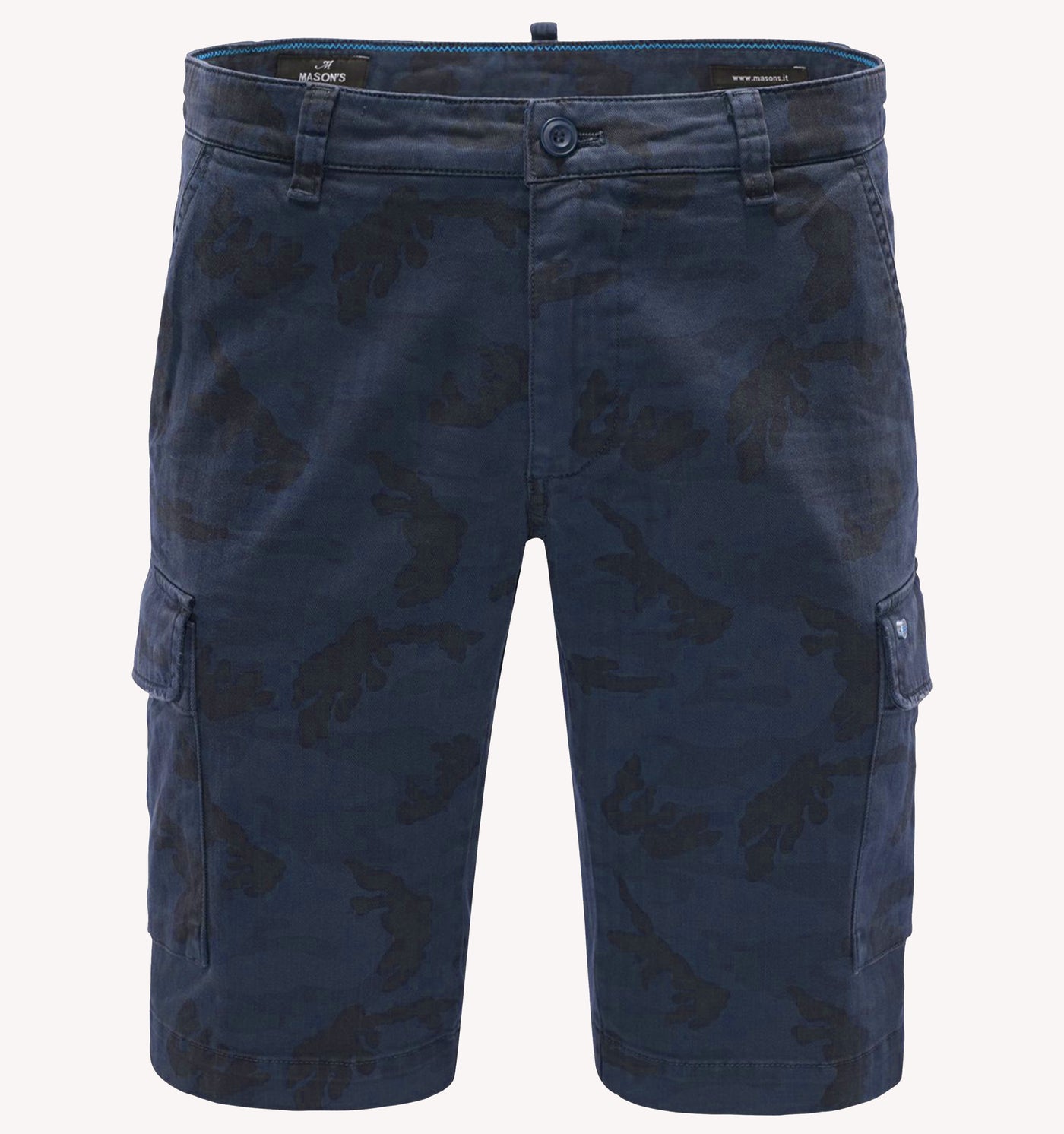 Mason's Chile Cargo Shorts in Blue Camo