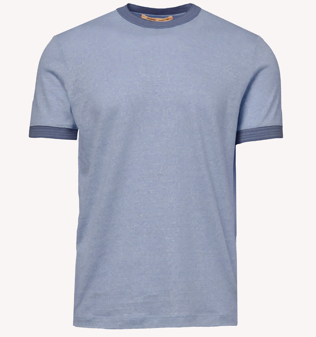 Maurizio Baldassari Contrast Trim T-Shirt in Blue