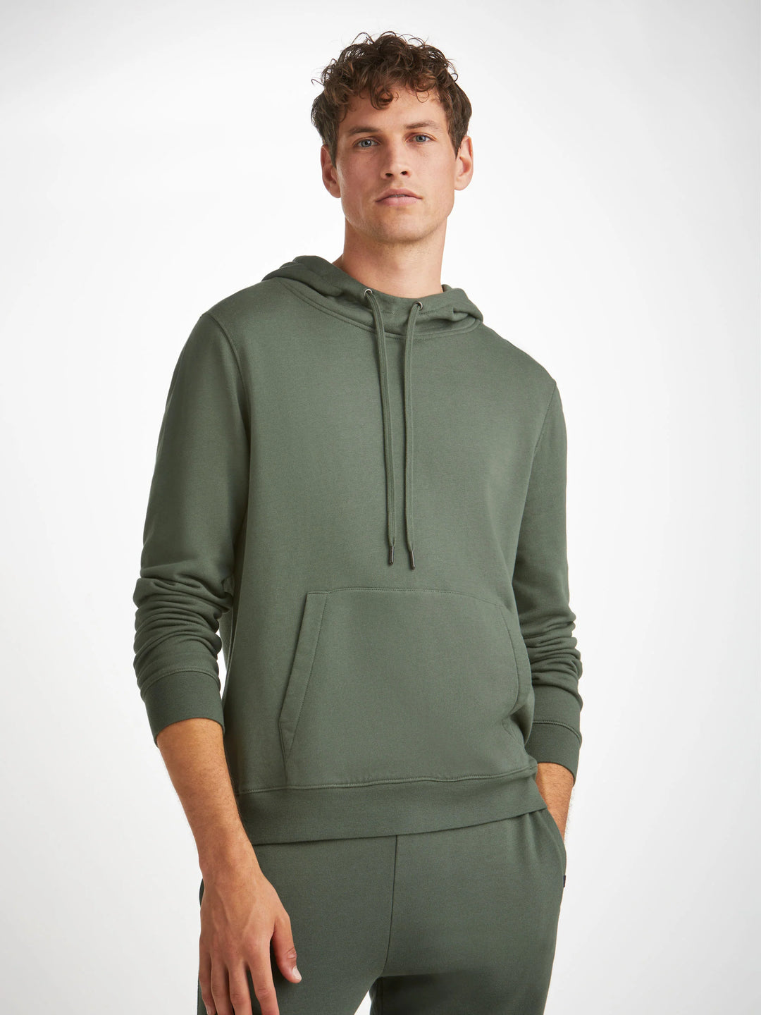 Derek Rose Quinn Sweatshirt in Soft Green