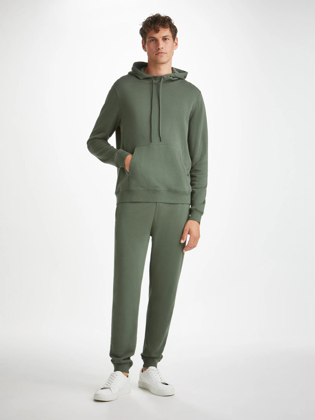 Derek Rose Quinn Sweatshirt in Soft Green