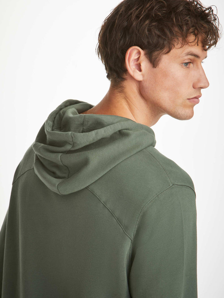 Derek Rose Quinn Sweatshirt in Soft Green