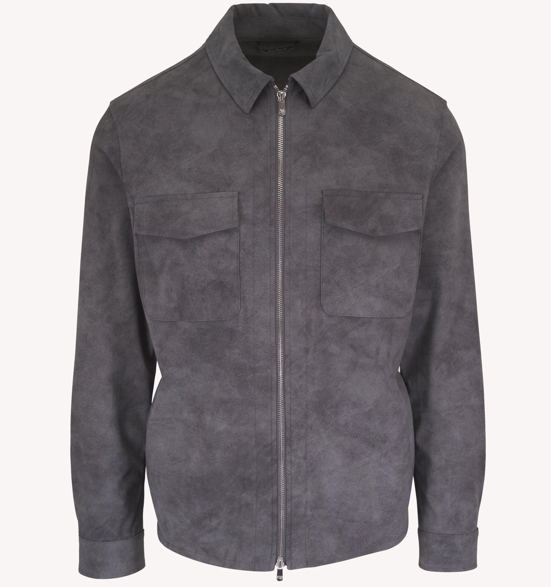Pescarolo Suede Urus Jacket in Grey