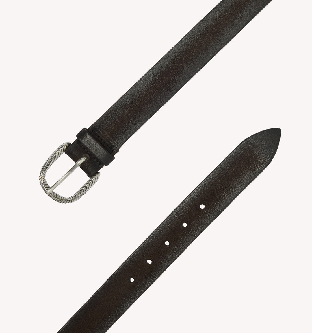 Orciani Hunting Belt in Chocolate