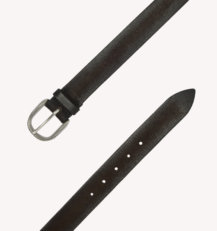 Orciani Hunting Belt in Chocolate