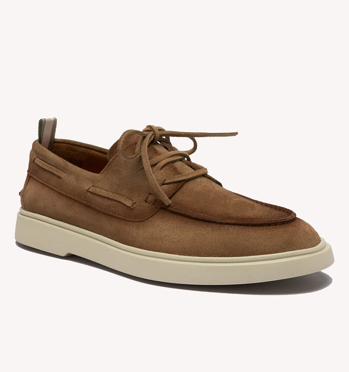 Officine Creative Bones Boat Shoe in Cubano