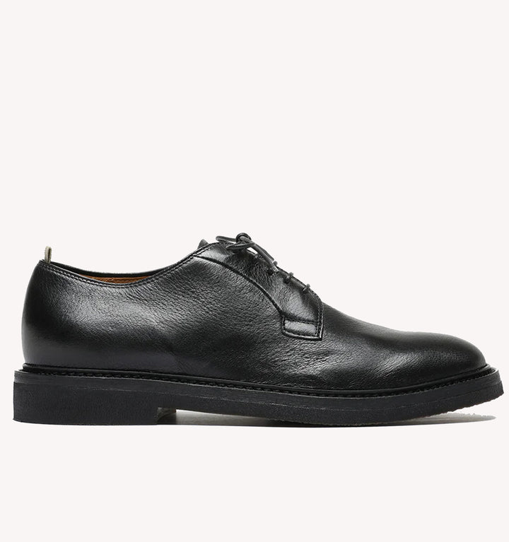 Officine Creative Hopkins Flexi Derby Shoe in Black