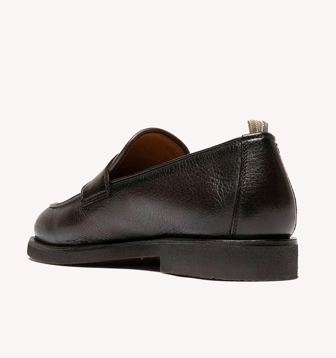 Officine Creative Opera Flexi Penny Loafer in Dark Brown