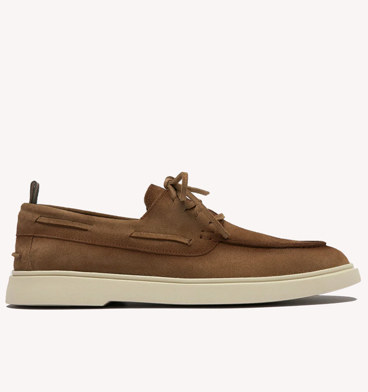 Officine Creative Bones Boat Shoe in Cubano
