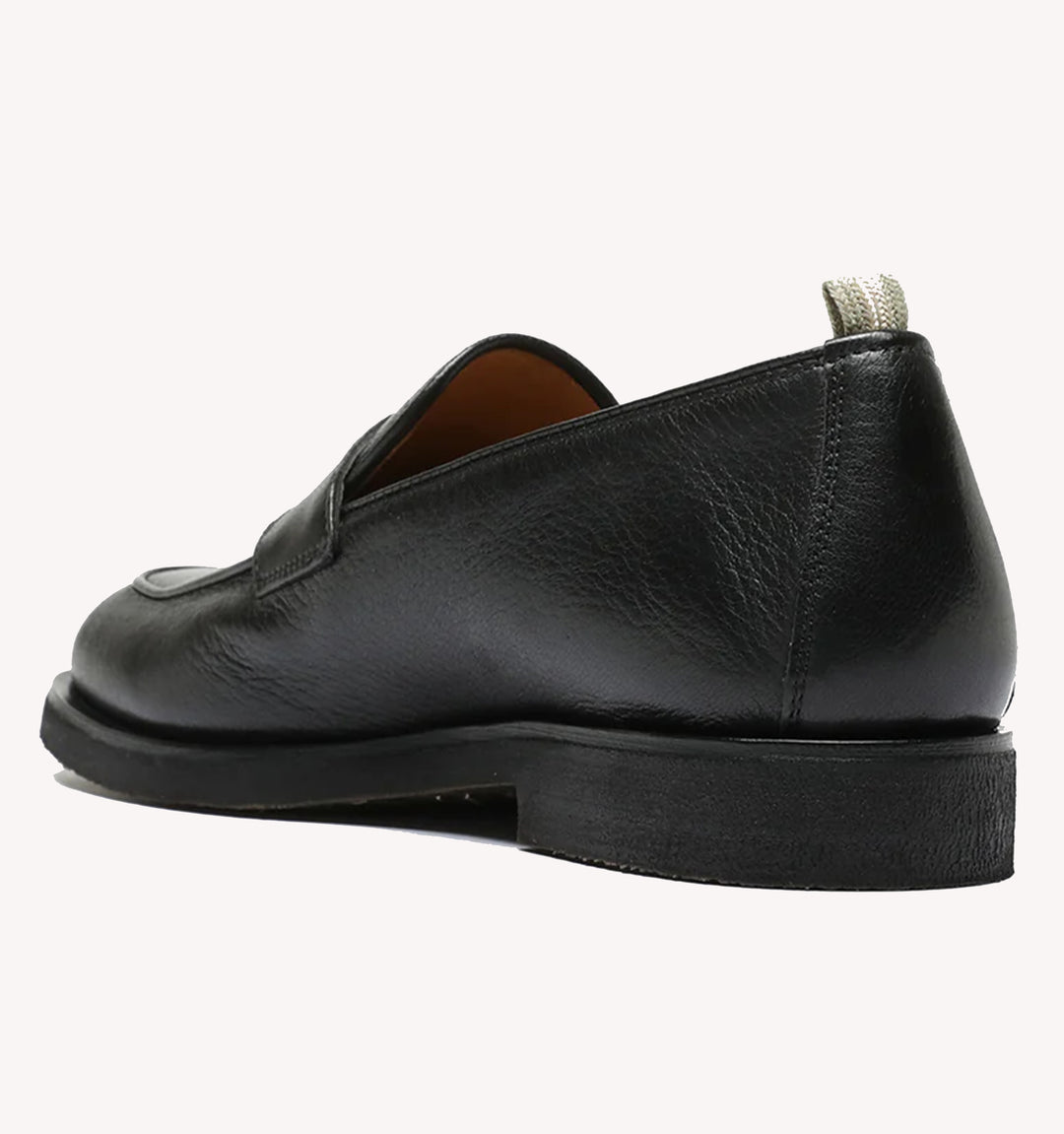 Officine Creative Opera Flexi Penny Loafer in Black