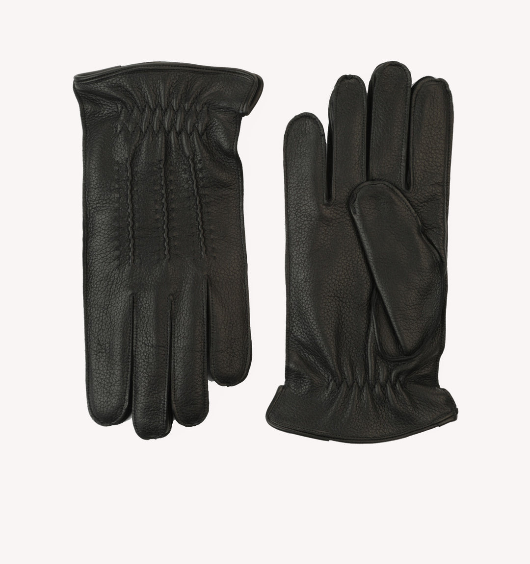 Orciani Drummed Gloves in Black