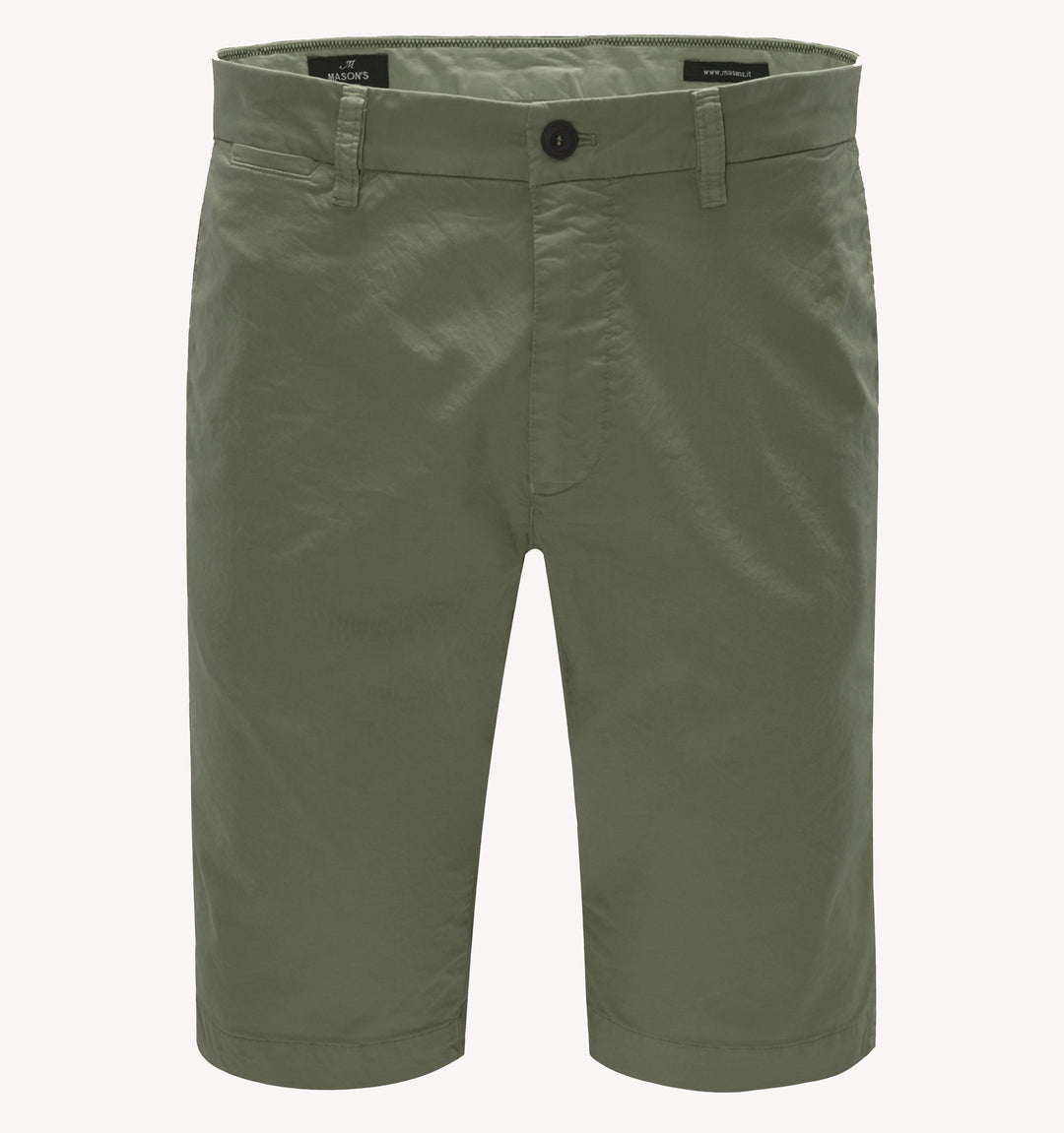 Mason's London Chino Bermuda Shorts in Olive
