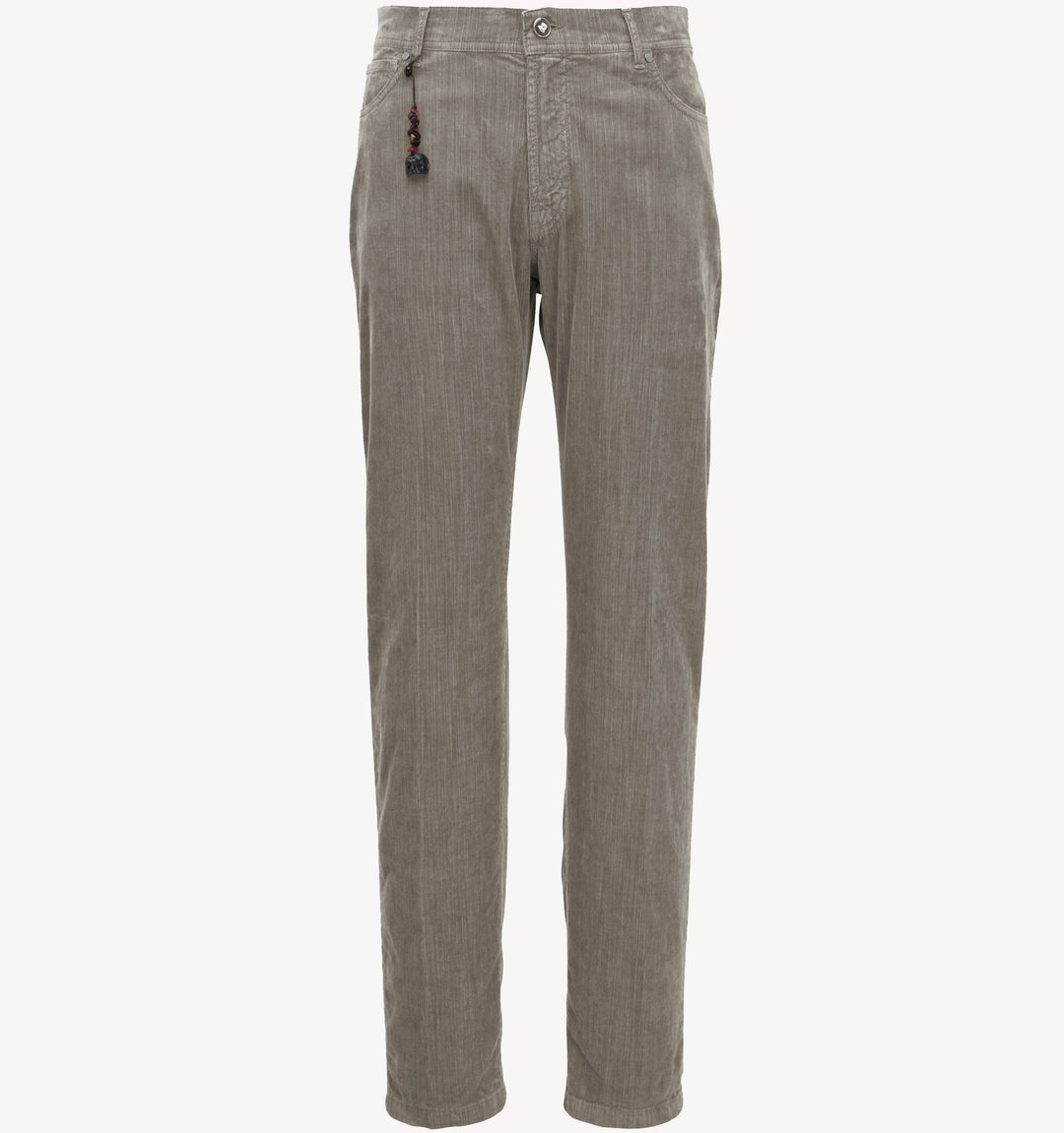 Pescarolo Velour Corduroy Five Pocket Pant in Beige