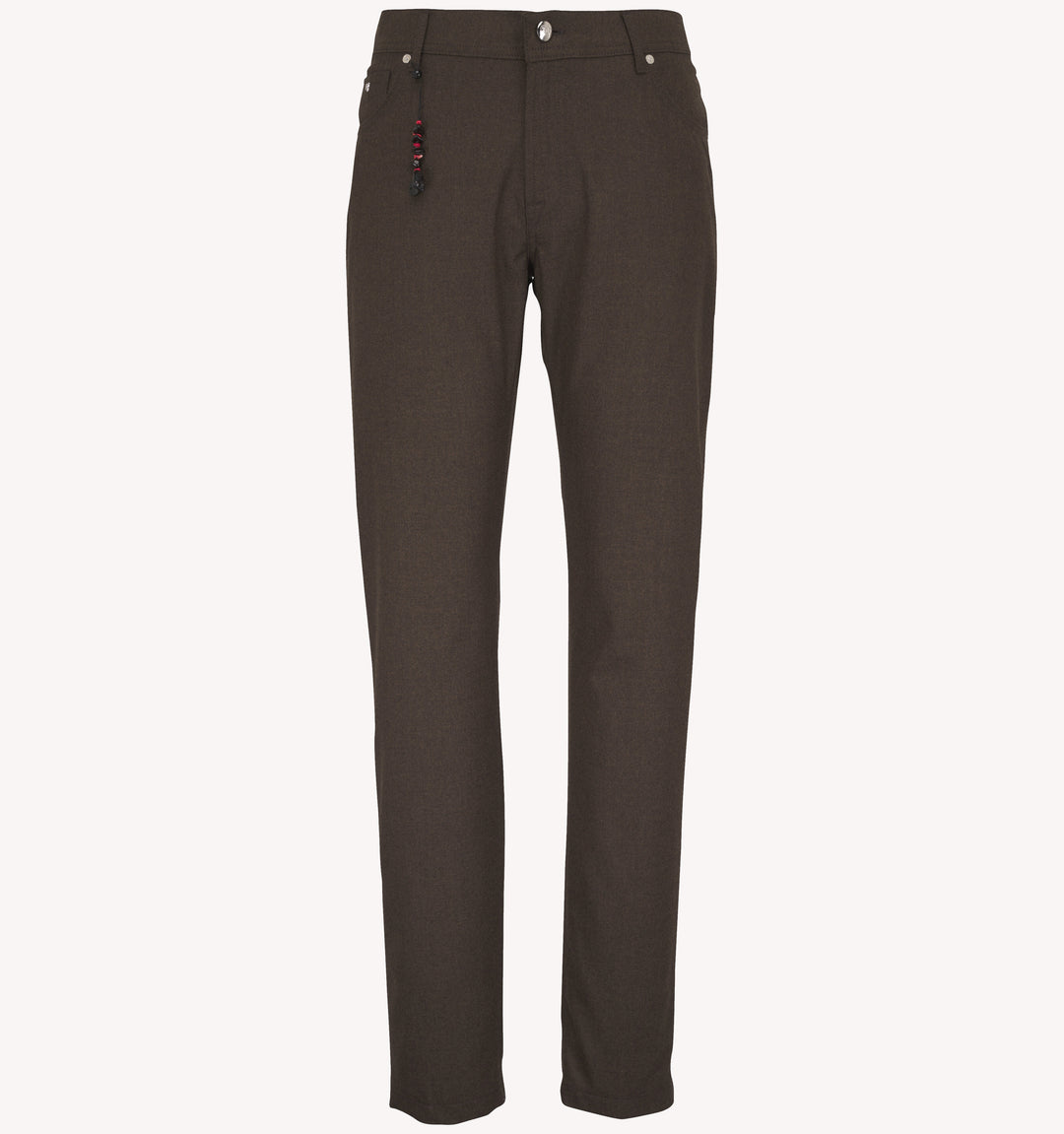Pescarolo 5-Pocket Pant in Dark Brown