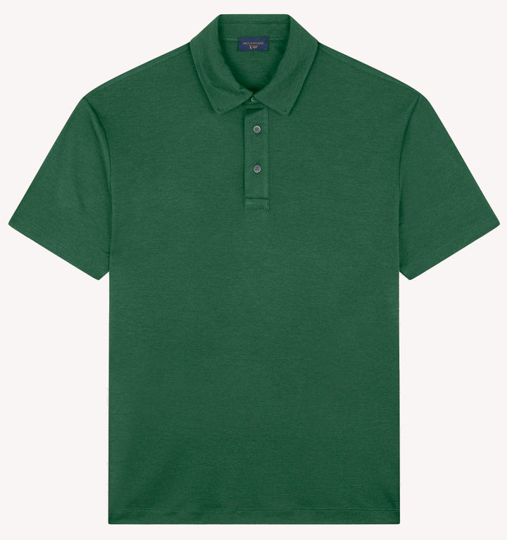 Paul & Shark X-Soft Interlock Polo in Green Topiary
