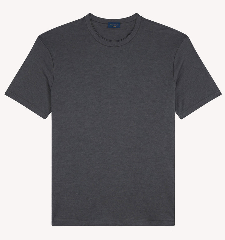 Paul & Shark X-Soft Interlock T-shirt in Dark Grey