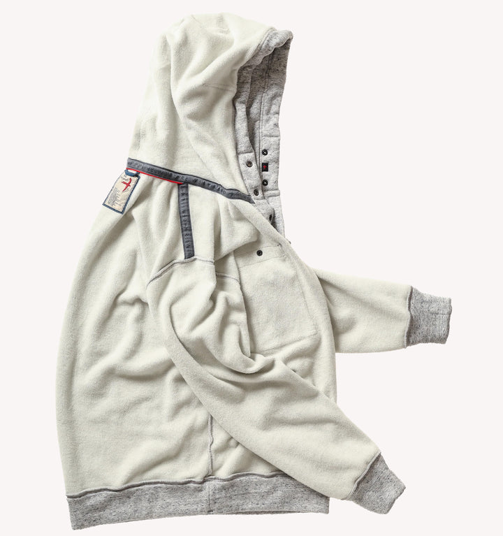 Relwen Micropile Hoodie in Light Grey Speck