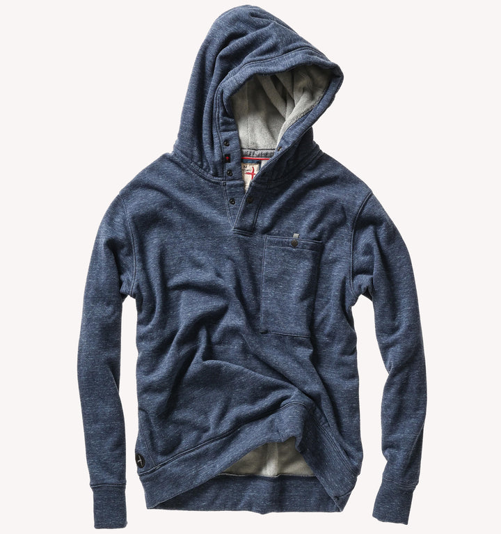 Relwen Micropile Hoodie in Navy Speck