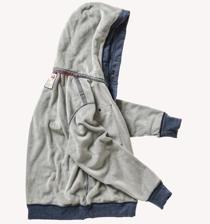 Relwen Micropile Hoodie in Navy Speck