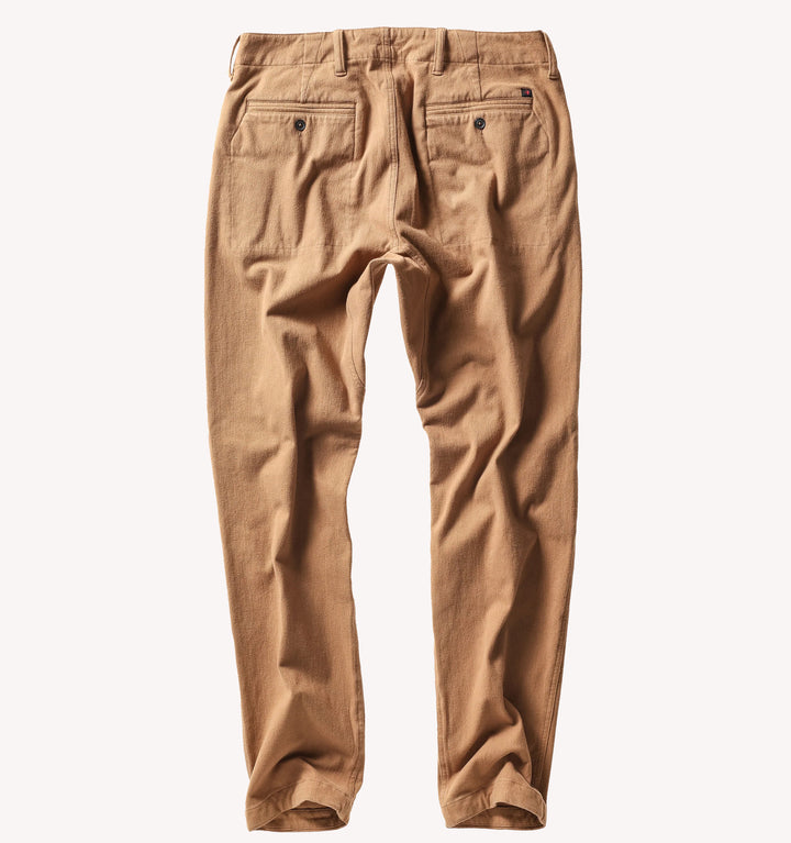 Relwen Moleskin Chino in Camel