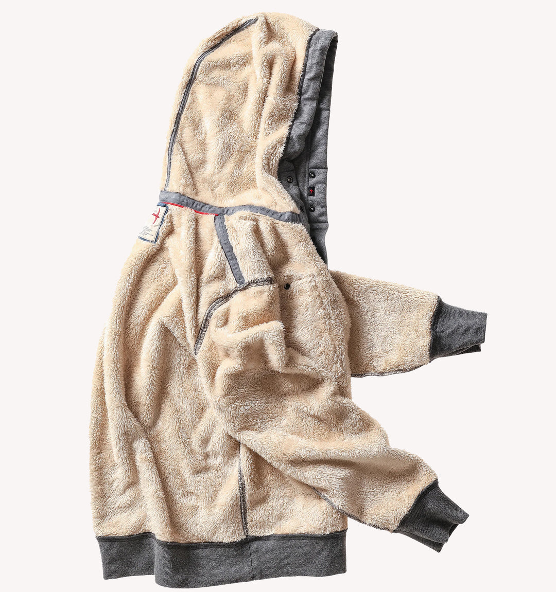 Relwen Superfleece Hoodie in Dark Grey Heather