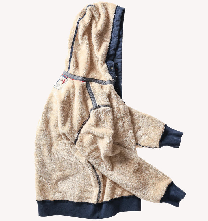 Relwen Superfleece Hoodie in Navy Heather