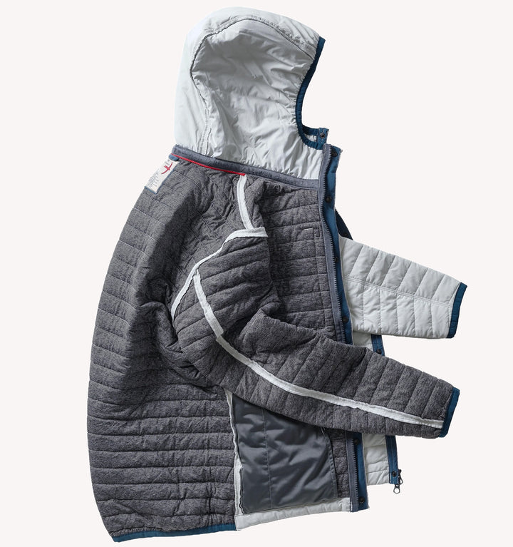 Relwen Windzip Hood Jacket in Chalk