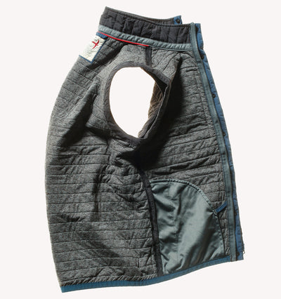 Relwen Windzip Vest in Black Fade