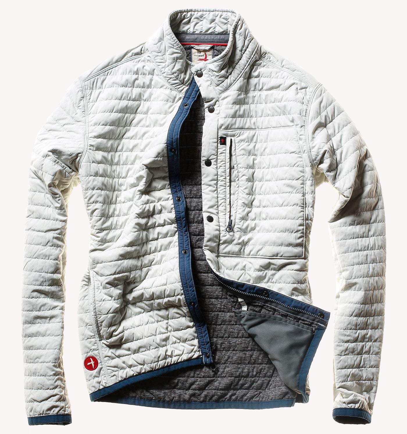 Relwen Windzip Jacket in Chalk